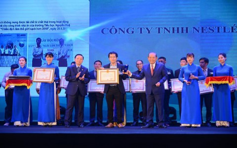 Nestlé Việt Nam được trao tặng Giải thưởng Môi trường Việt Nam