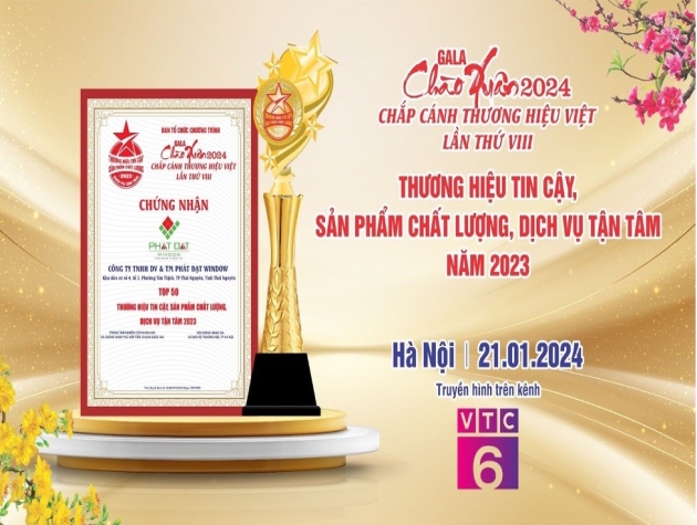 Chương trình “Gala Chào Xuân 2024 – Chắp cánh Thương hiệu Việt, vinh danh Thương hiệu tin cậy, sản phẩm chất lượng, dịch vụ tận tâm” lần thứ VIII