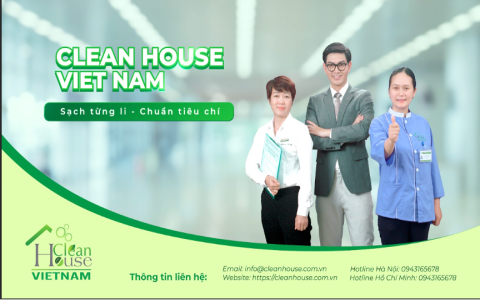 Ra mắt Slogan mới của CleanHouse Việt Nam: chuẩn 5 sao, sạch hoàn mỹ
