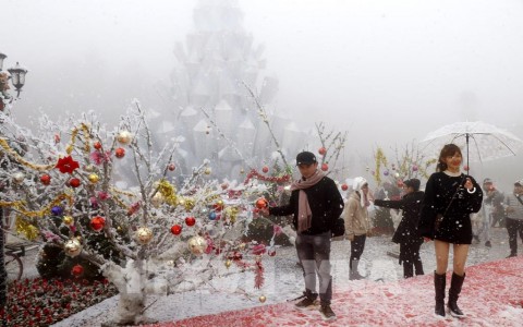 Đón “Giáng sinh tuyết trắng” tại Lễ hội du lịch mùa đông Sa Pa