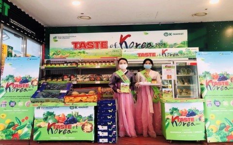 “Taste Of Korea 2021” K-MARKET- Quảng bá nông sản Hàn Quốc tại Việt Nam
