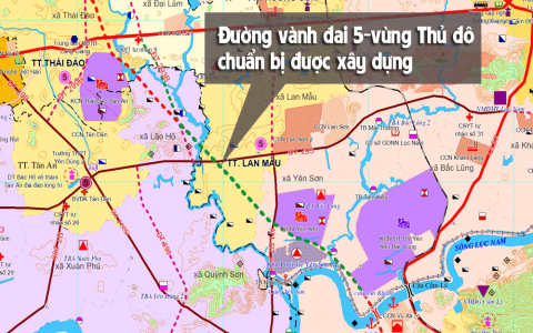 Xây dựng đường vành đai 5 - vùng Thủ đô kết nối các khu công nghiệp trọng điểm tại Lục Nam