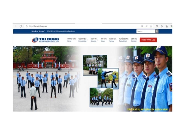 Trí Dũng - Công ty dịch vụ bảo vệ uy tín và chuyên nghiệp tại TP Hồ Chí Minh và Huế